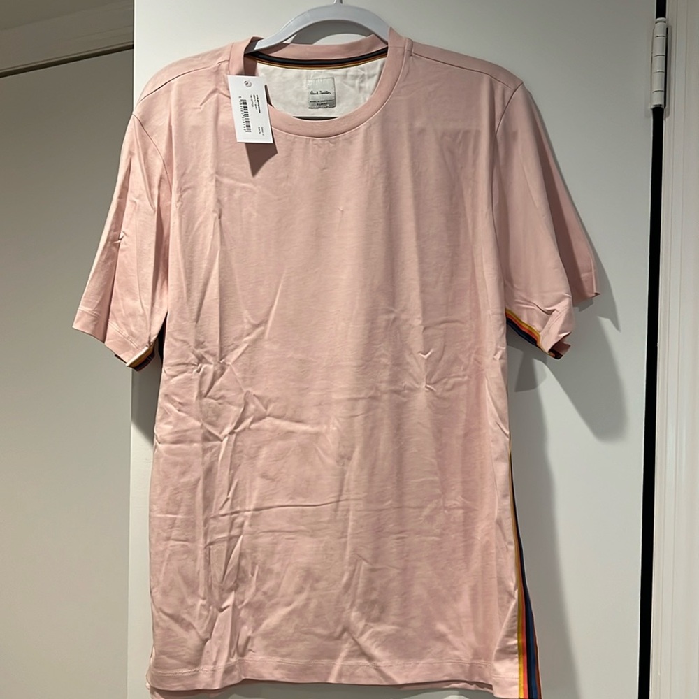 NWT PAUL SMITH CLASSIC T-SHIRT in PINK